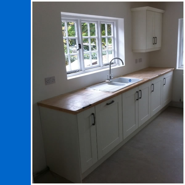 Photo of kitchen fitting in Kirdford.