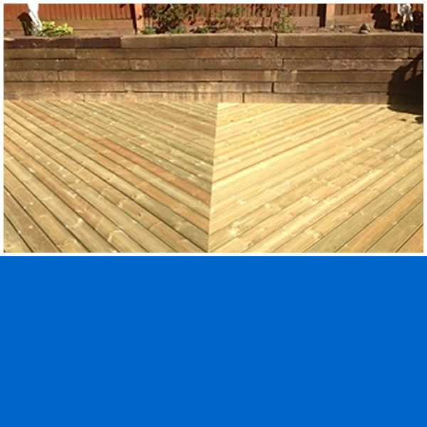 Photo of Palm Design Decking Job in Ockley.