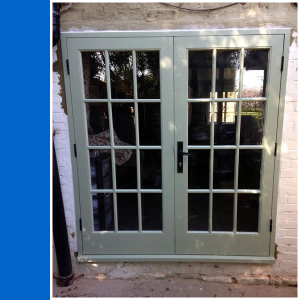 Photo of External Double Doors.