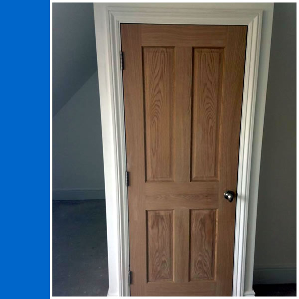 Photo of Oak Fire Rated Door.