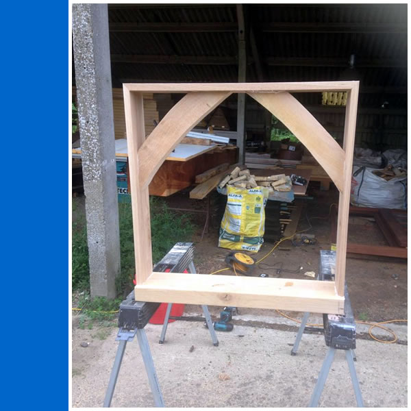 Photo of bespoke Oak Frame.