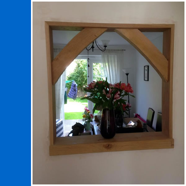 Photo of bespoke Oak Frame.