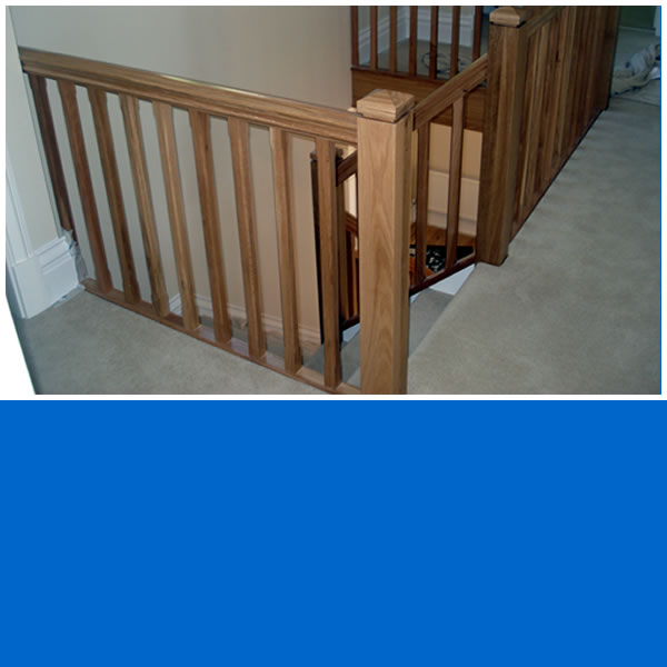 Photo of Oak staircase.